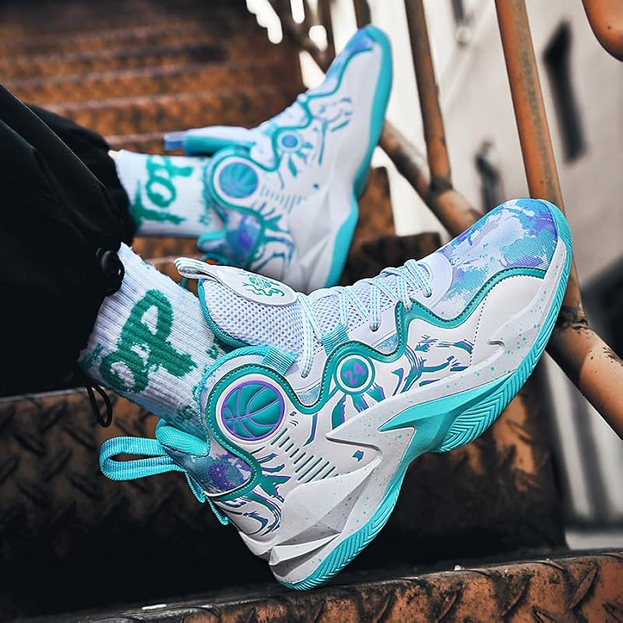 Amazon.co.jp: [LUUSMM] バスケットシューズ バッシュ ジュニア